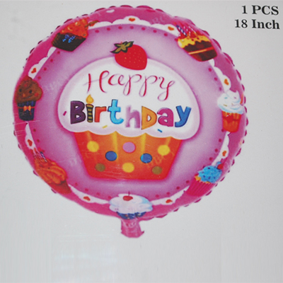 "Happy Birthday Foil Balloon - Code 1102-018 - Click here to View more details about this Product